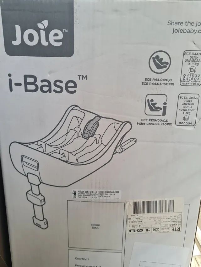 Base Bebê Conforto Isofix Joie Original Novo