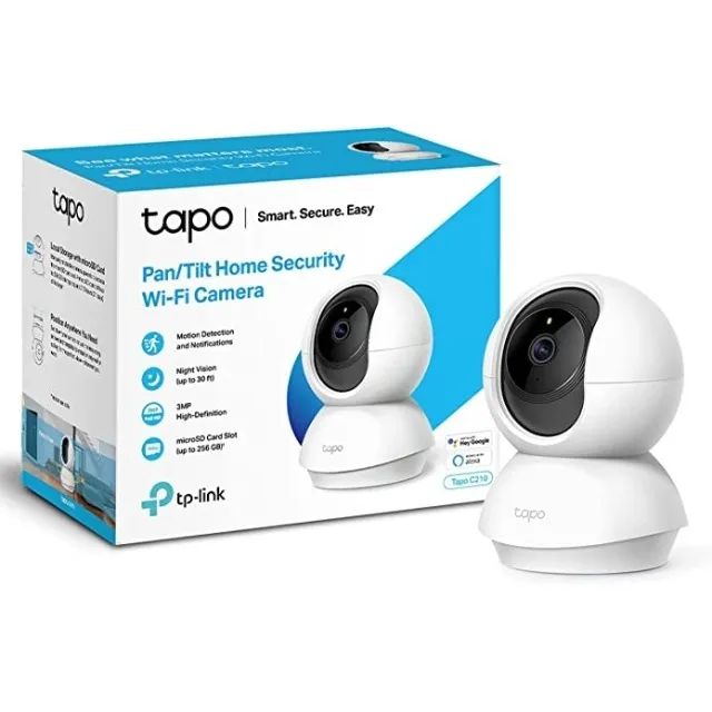 Câmera Ip Wi-fi Tapo C210 3mp Full Hd Tp-link Monitoramento 360°