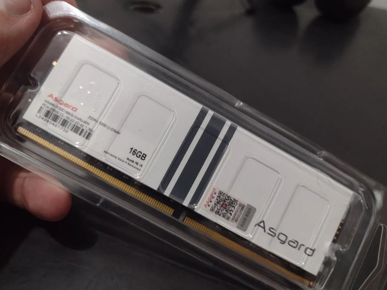 16GB 3200mhz DDR4 Memória RAM Asgard Valkyrie - Foto 3