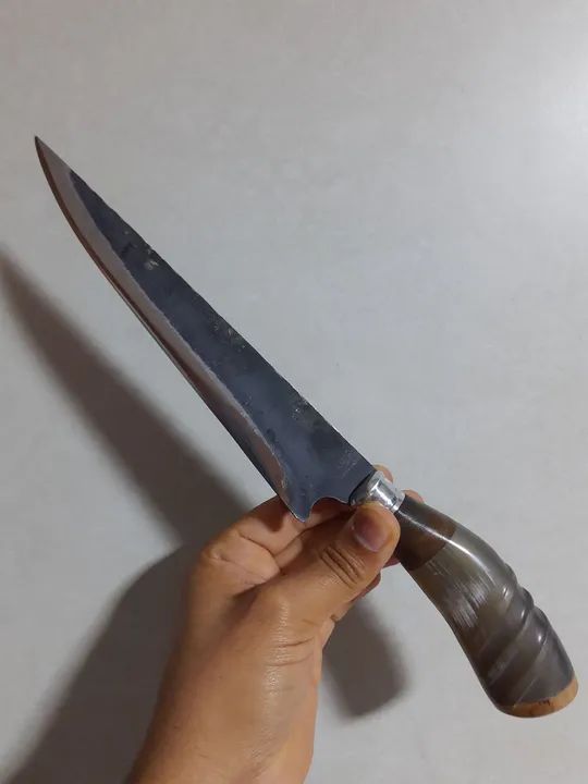 Faca artesanal gaúcha para churrasco e cozinha  - Foto 2