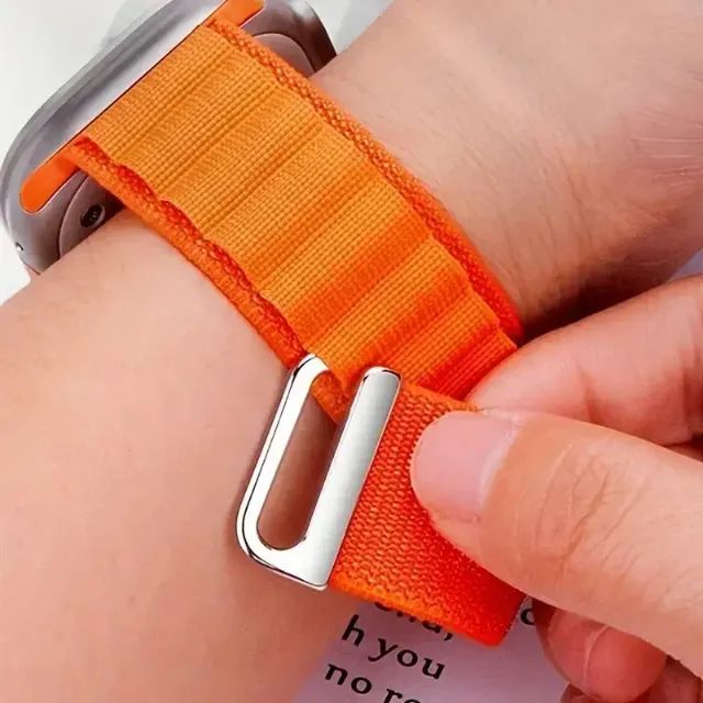 Pulseira Smartwatch de Silicone ou Nylon 38mm a 49mm - Foto 2
