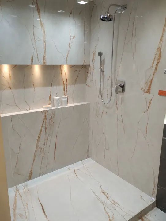 Porcelanato acetinado Golden fantasy 120x120 Ceusa  - Foto 6