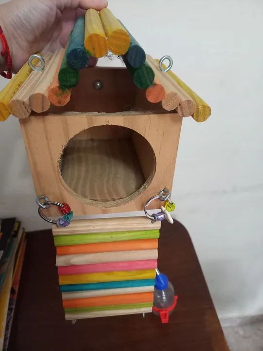 Casa para Hamster com Brinquedo e Bebedouro - Foto 3