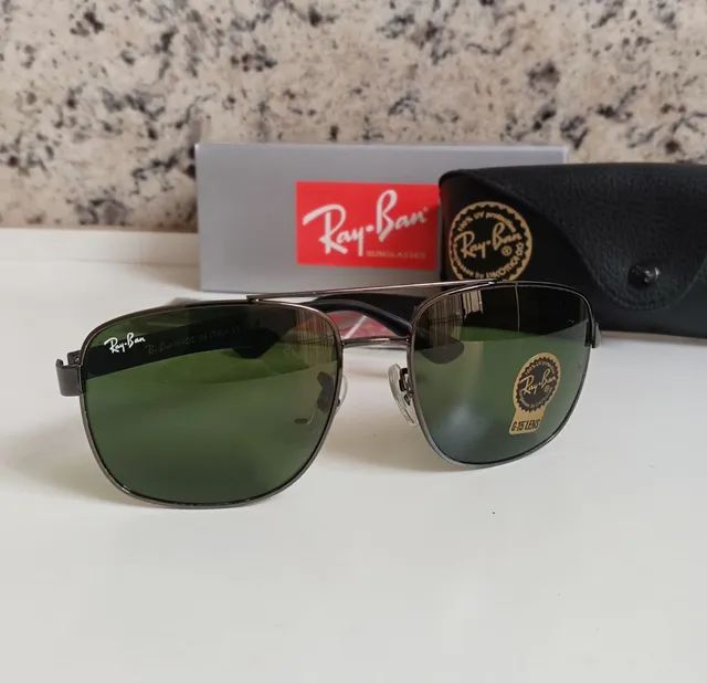 Óculos de Sol Ray-ban RB3483 Lentes Safira  - Foto 2
