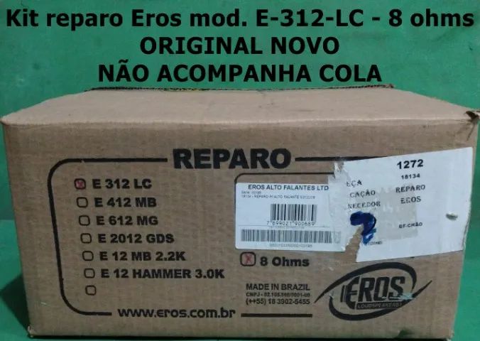 Kit reparo original Eros E 312 LC - 8 ohms 