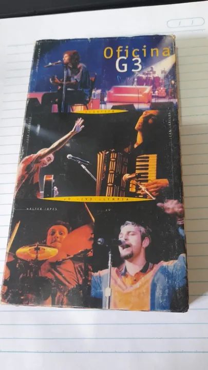 Fita VHS Oficina G3 - Acústico ao vivo - Antiguidades - Liberdade