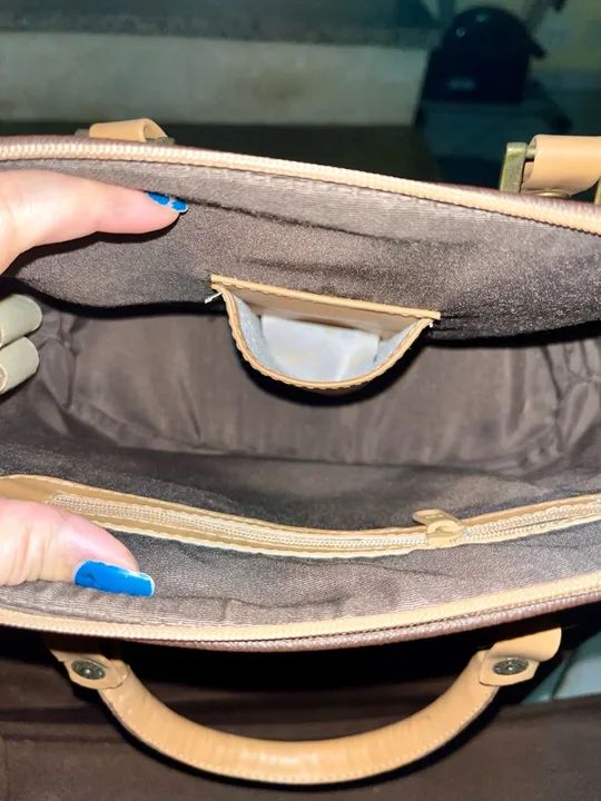 Bolsa Mônica Sanches original (couro legítimo) - Foto 3