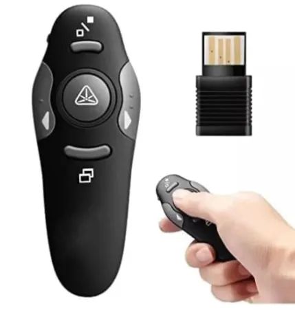 Apresentador Slider Apontador Laser PowerPoint Controle Sem Fio - Foto 3