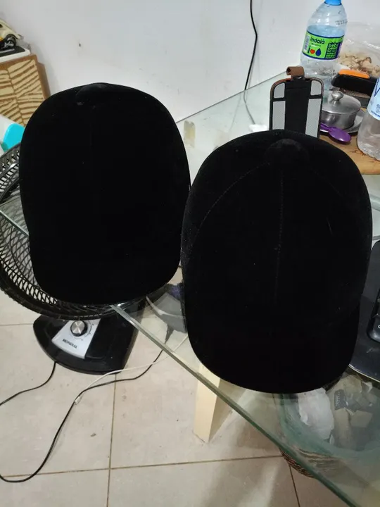 Capacete de equitação - Preto - Novo