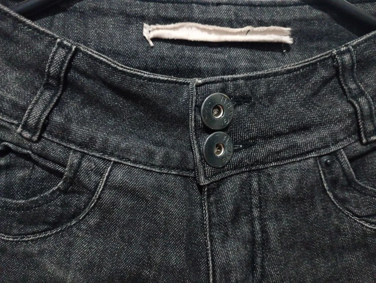 Calça Jeans Skinny Preta Destroyed - Foto 3
