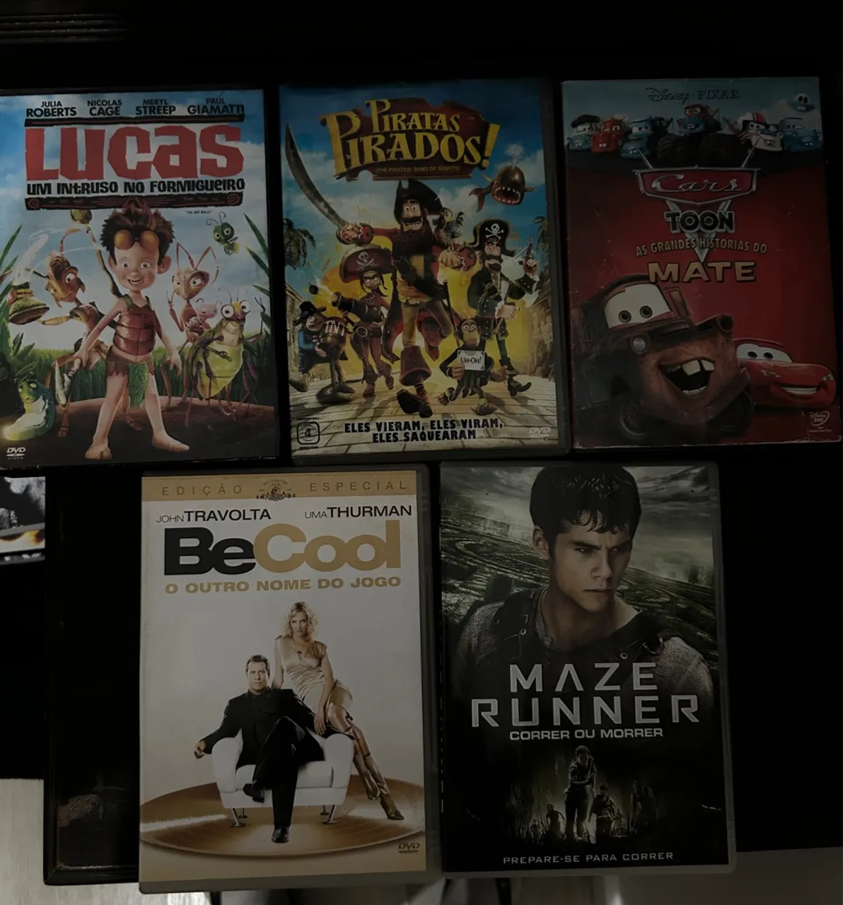 Lote de DVDs Variados - Desenhos e Filmes