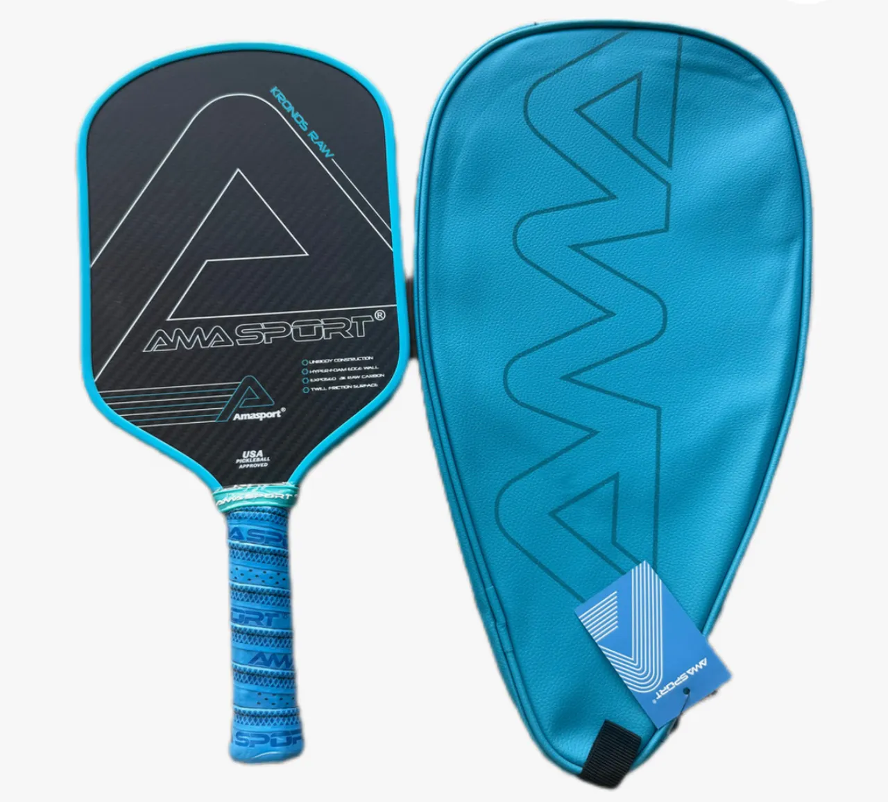 Raquete de Pickleball Amasport Kronos Raw - Nova