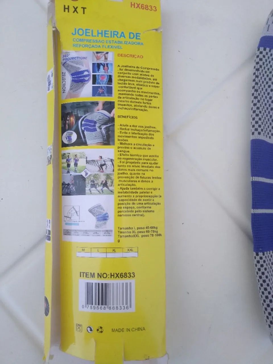 Joelheira de compressão HXT tamanho XG 1 unidade - Foto 2