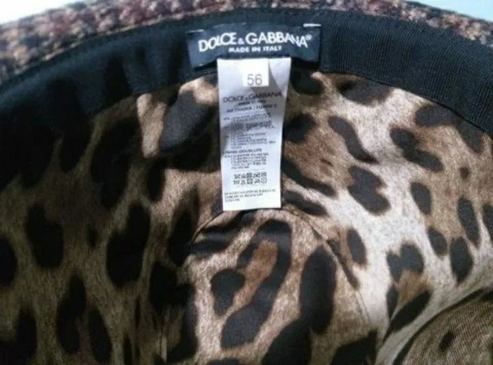 CHAPÉU FEDORA XADREZ, NOVO, MARCA DOLCE & GABBANA. - Foto 4