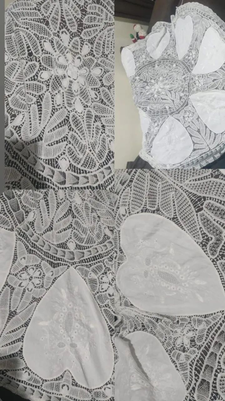 Toalha de Renascença Redonda  - Foto 4