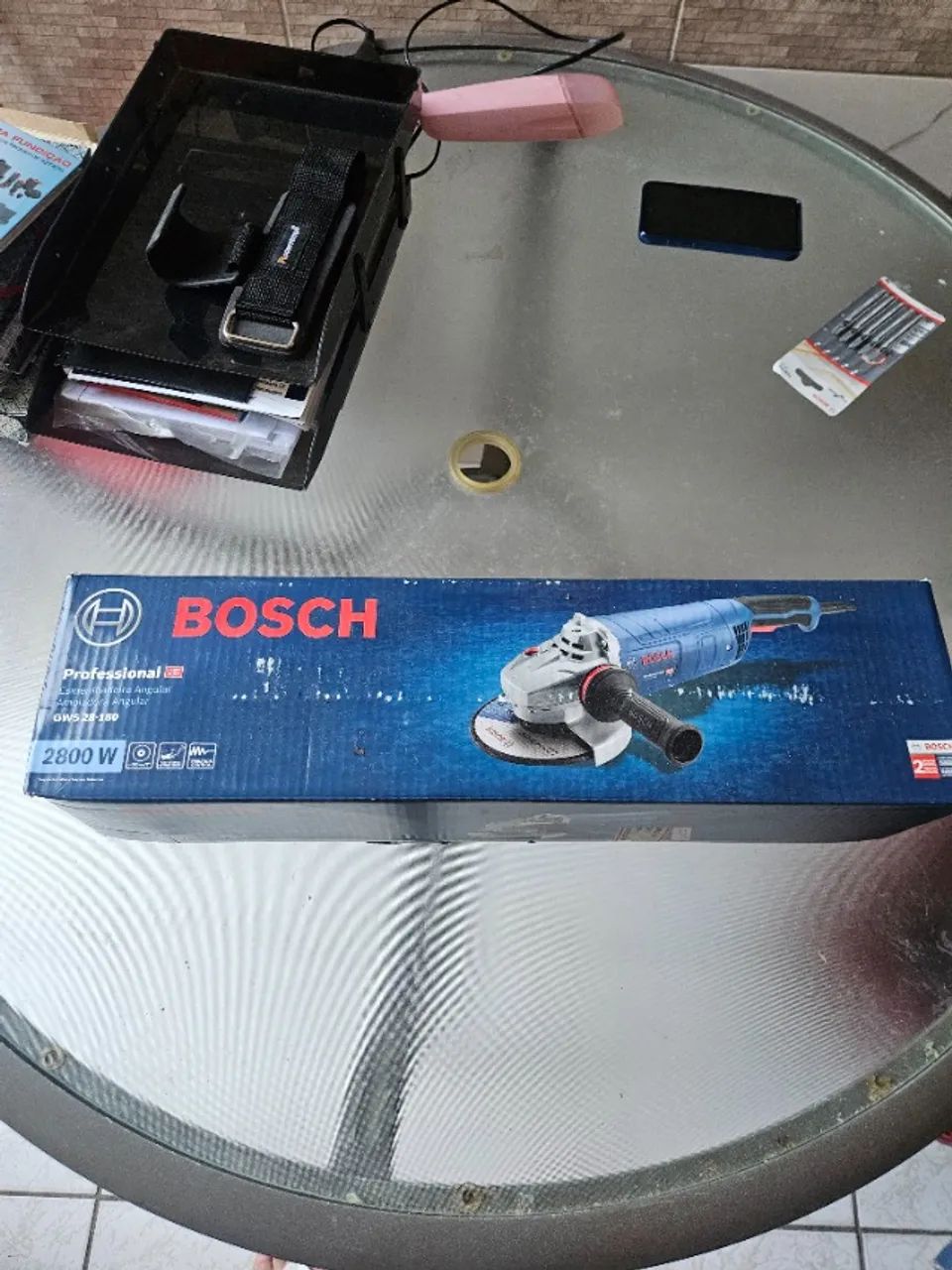 Esmerilhadeira Angular Bosch 2800W Nova GWS28-180 