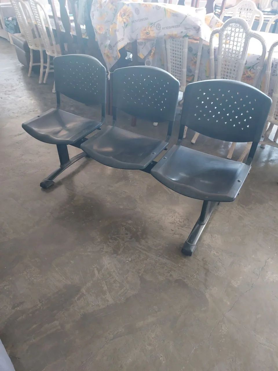 Longarina para recepção 