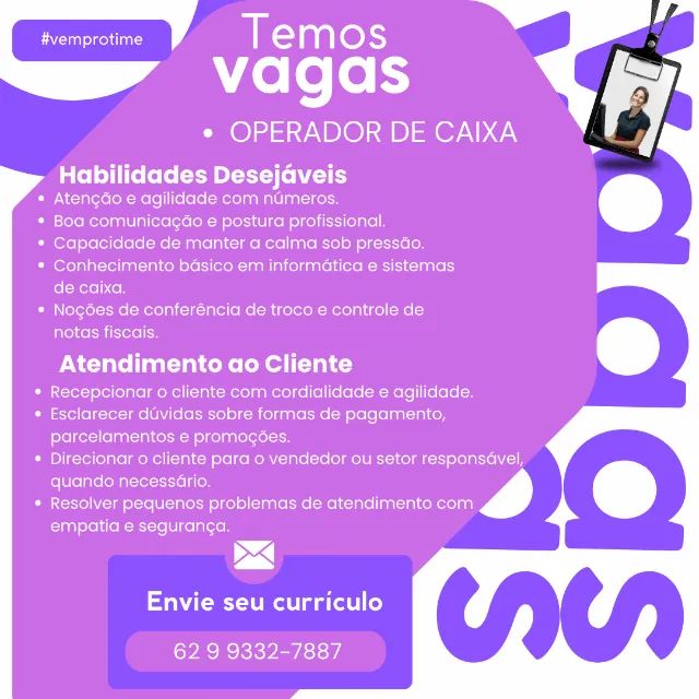 CAIXA - OPERADORA DE CAIXA - Foto 3