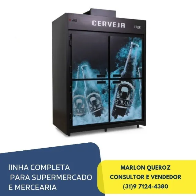 Cervejeira 4 portas mini Câmara Polar