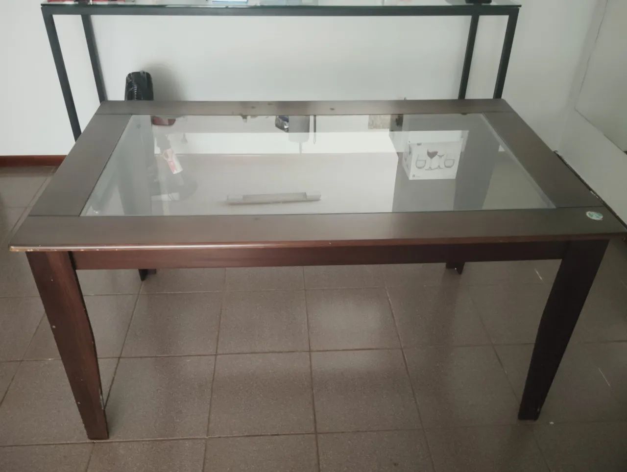 Mesa de Jantar com Tampo de Vidro - Foto 3