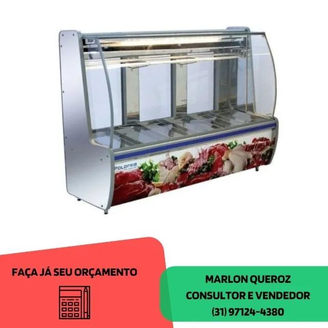 Balcão de Açougue Polo Frio Inox 220v