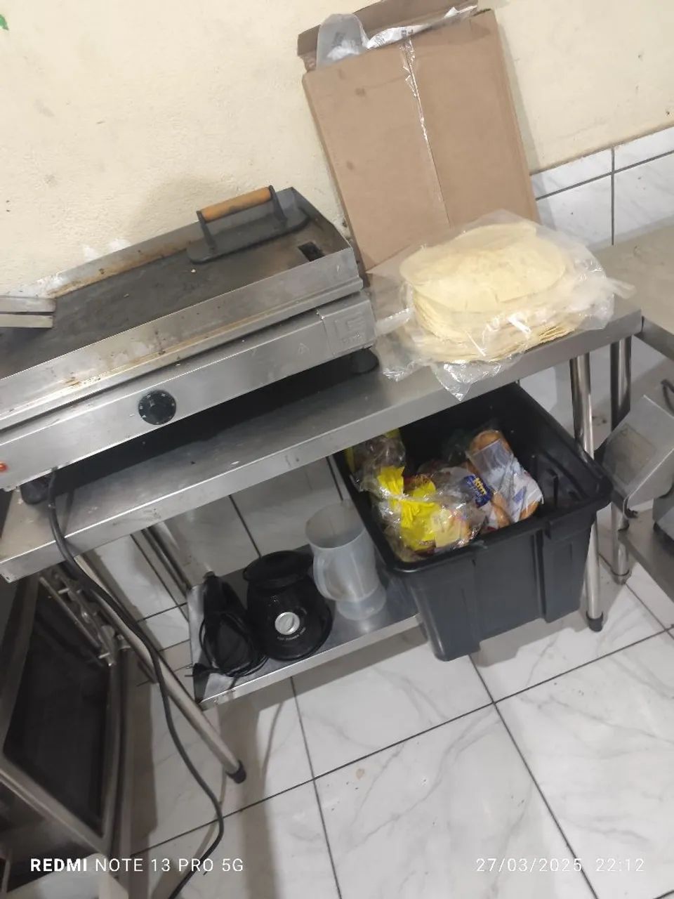 Mesa de Inox 1.00 x 0.50 - Bancada de Inox 