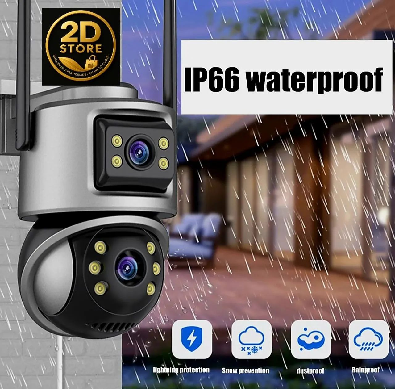 Câmera de Segurança Externa com Controle Remoto - Foto 4