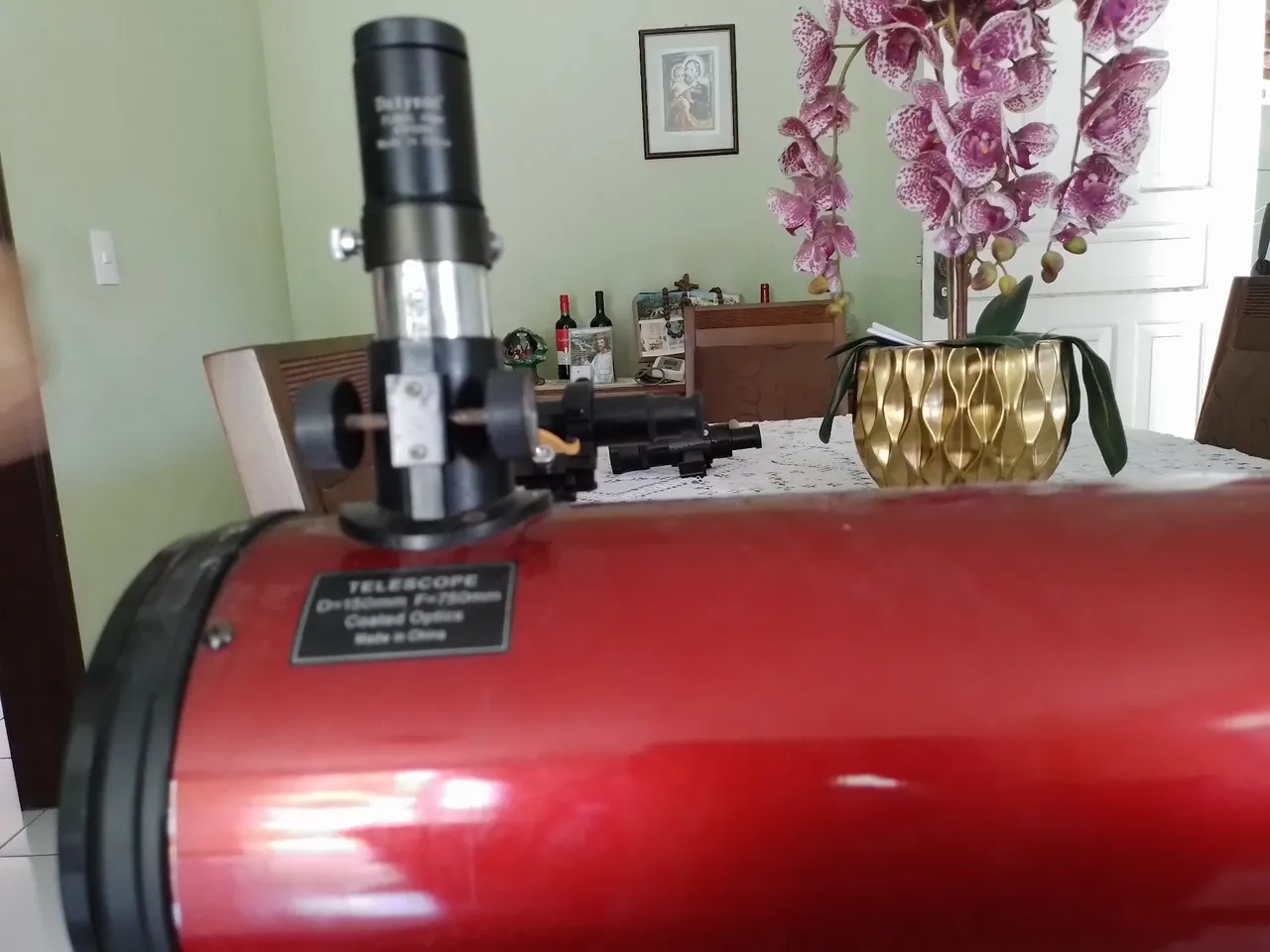 Telescopio Sky-Watcher 150 mm×750mm com lente datyson 40mm( não acompanha tripé.