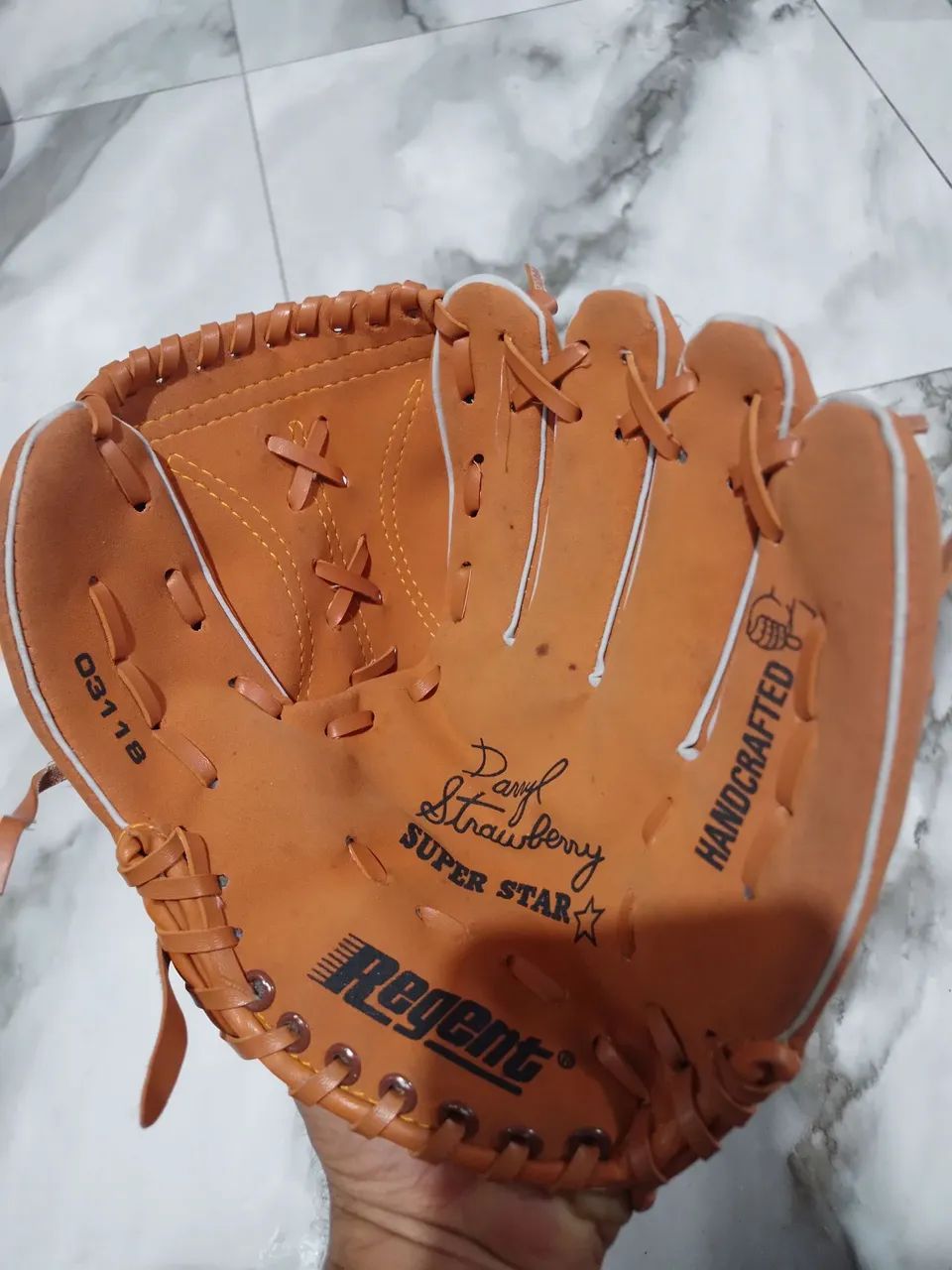 Luva de Baseball Darryl Strawberry Super Star Regent - Foto 3