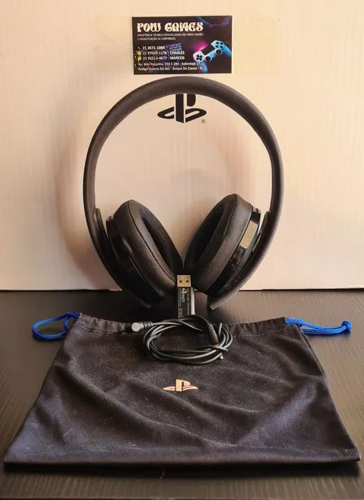 HEADSET SÉRIE GOLD BLUETOOTH (SEMI-NOVO) C/ GARANTIA_SOMOS LOJA  - Foto 3