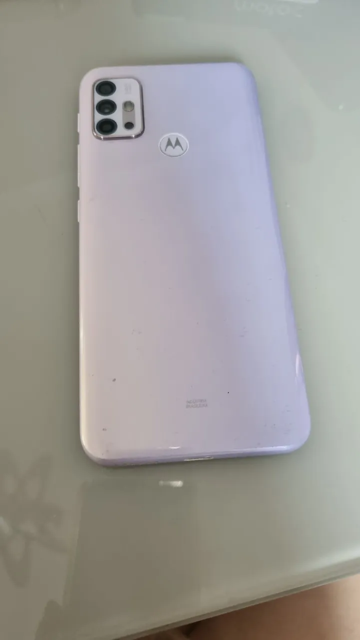 Smartphone Moto G30 64gb 4gb Ram 6.5'' White Lilac Motorola