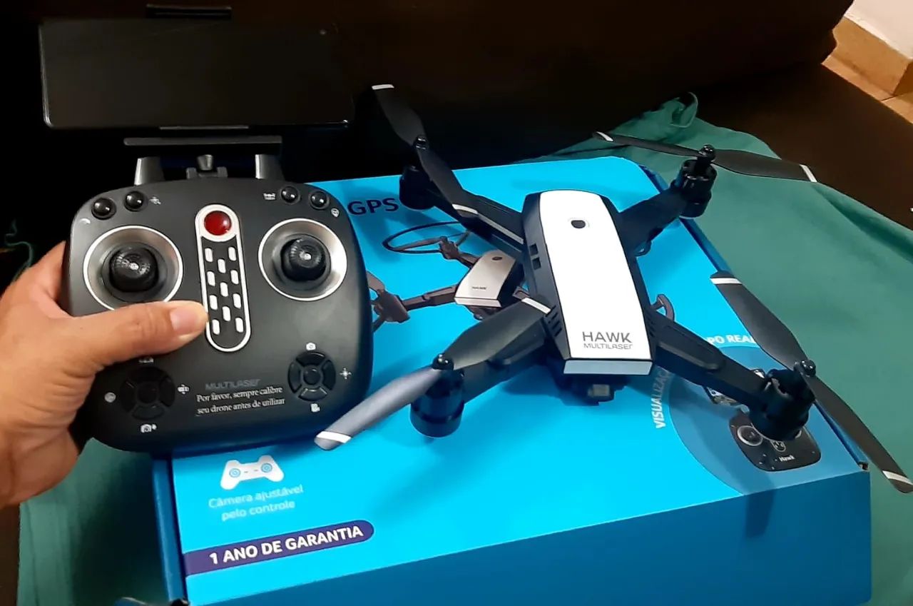 Drone Hawk GPS com câmera HD e alcance de 150m - Foto 3