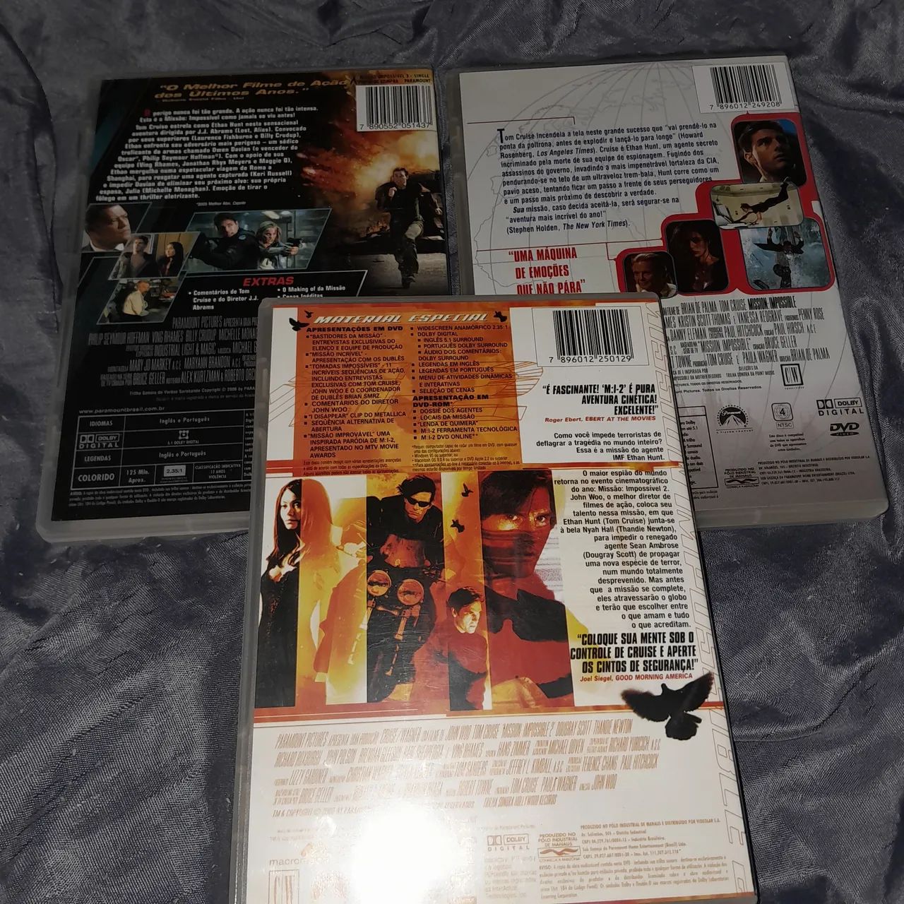 Kit 3 dvds Missão impossível  - Foto 3