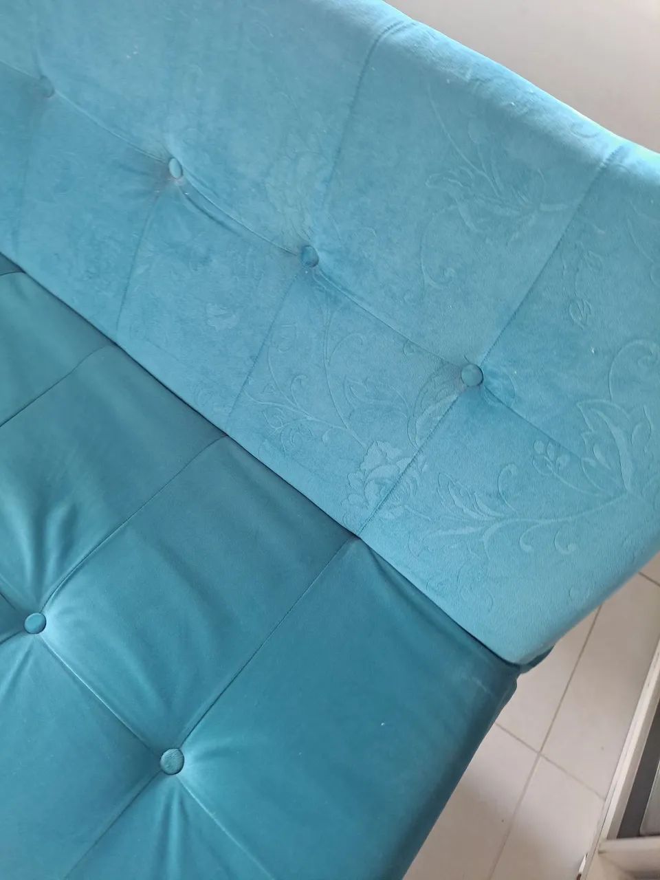 Sofá Cama Azul - Foto 3