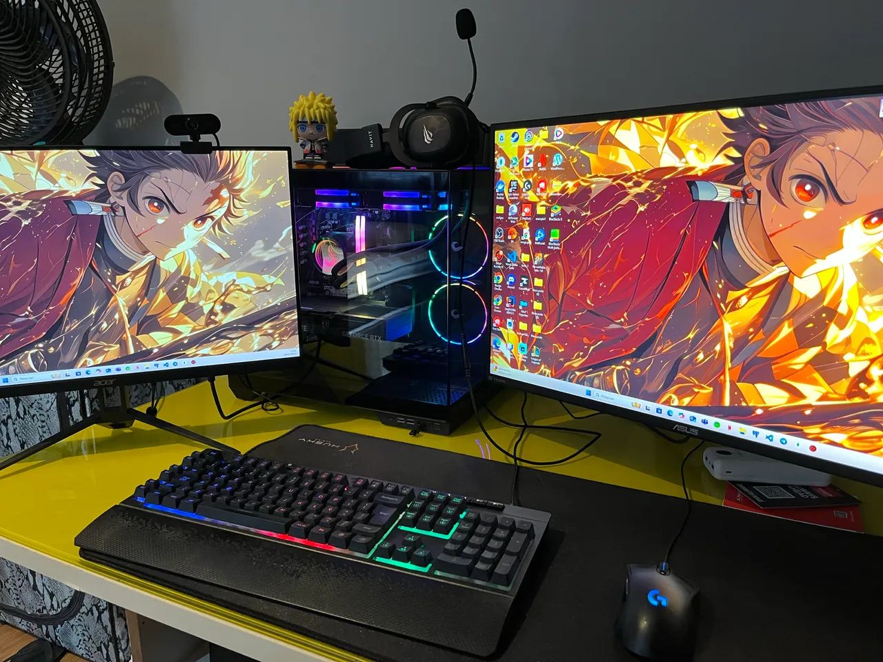 Pc gamer Ryzen 5 8600g com rtx 4060ti, 32gb de RAM 7200mhz e 1,5tb de sdd - Foto 2