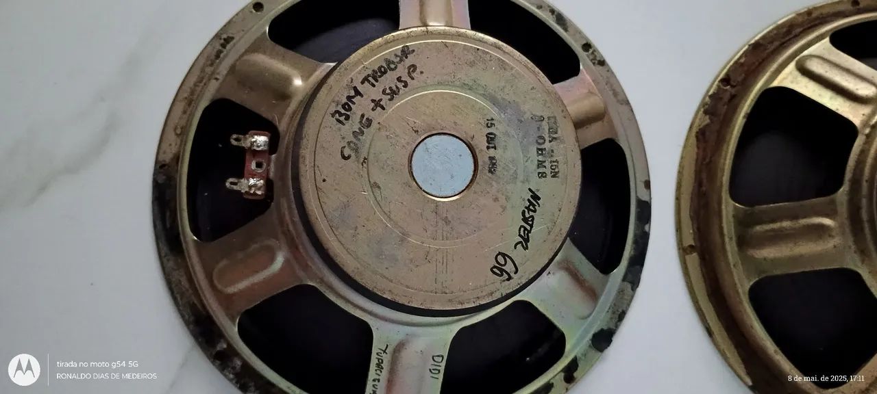 Alto-falantes de som vintage master 78/66 - Foto 4