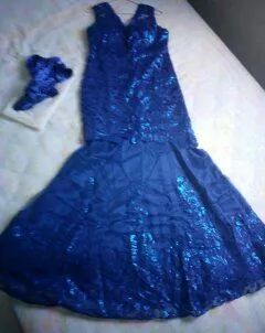 Vestido Azul de festa - Foto 5