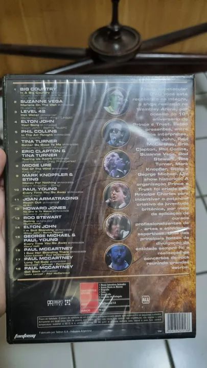 DVD Rock Celebration - The Prince's Trust 10th Birthday Celebration 1986 LACRADO - Foto 2