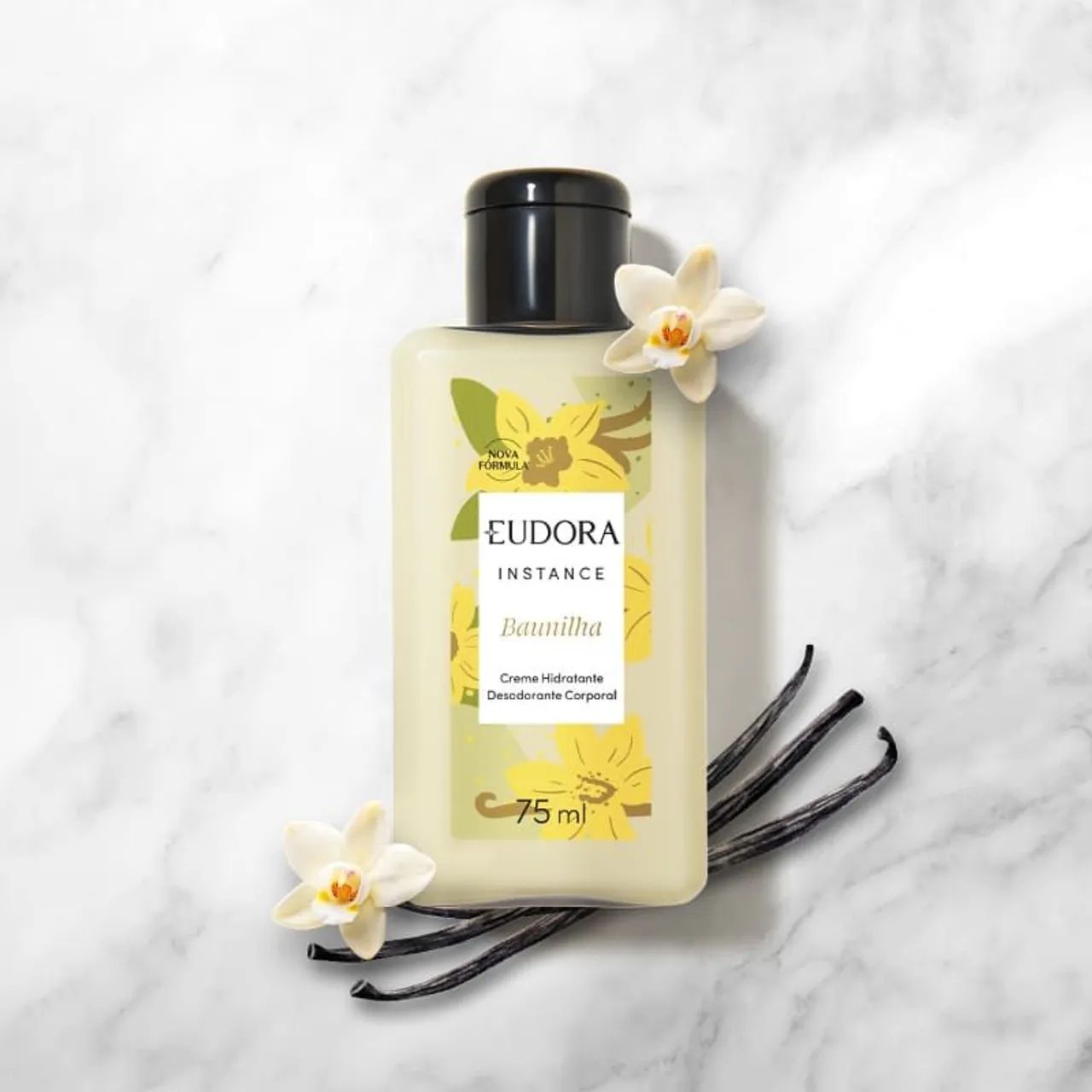 Creme Hidratante Desodorante Corporal Instance Baunilha 75ml - Foto 2