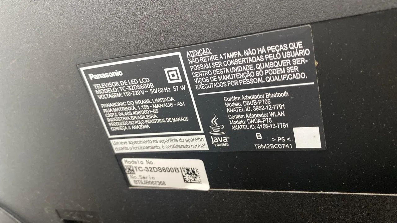 TELEVISOR 32 POLEGADAS - Panasonic TC-32DS600B Smart TV de 32 polegadas. - Foto 2