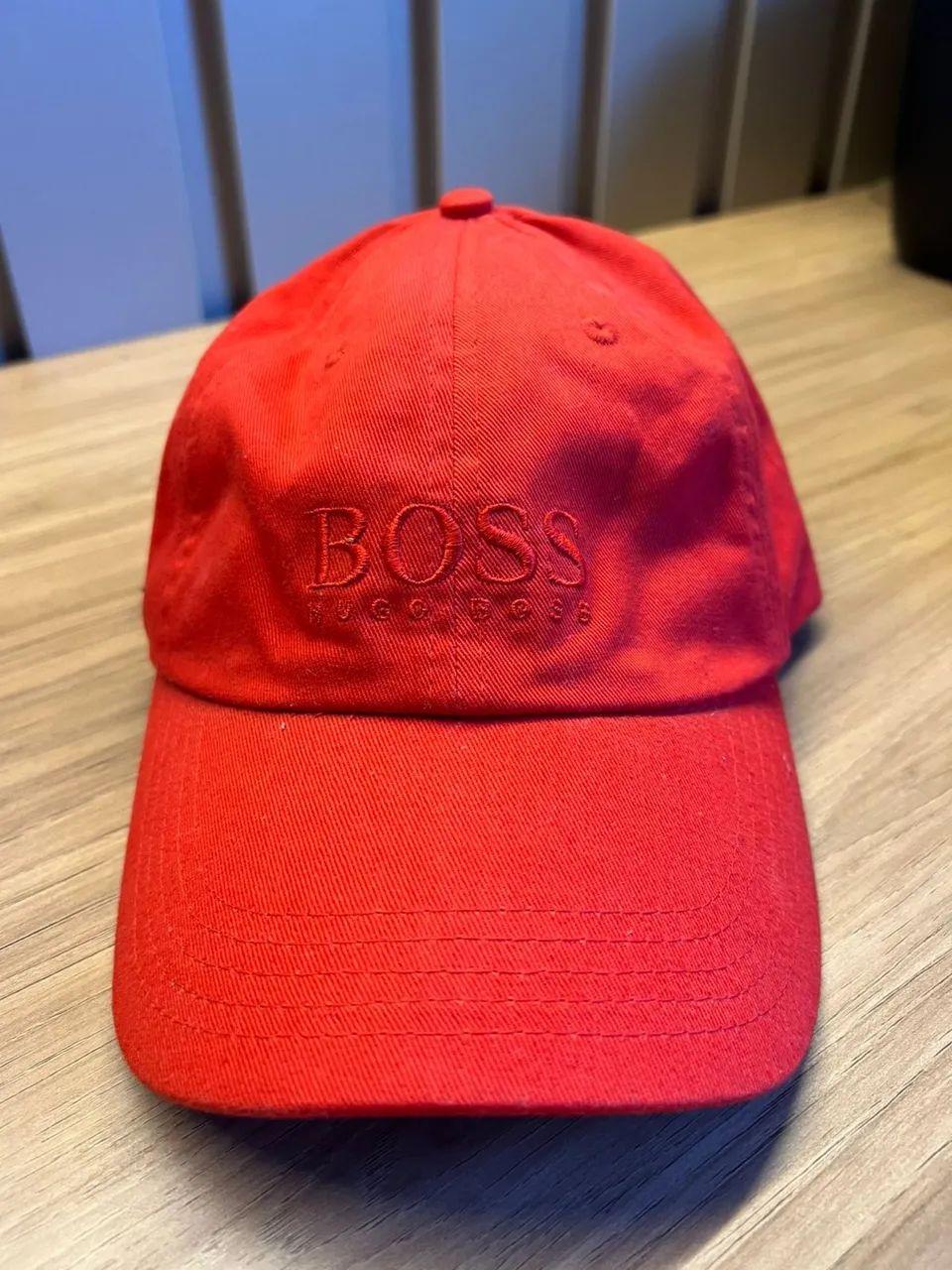 Boné Vermelho Hugo Boss Original 