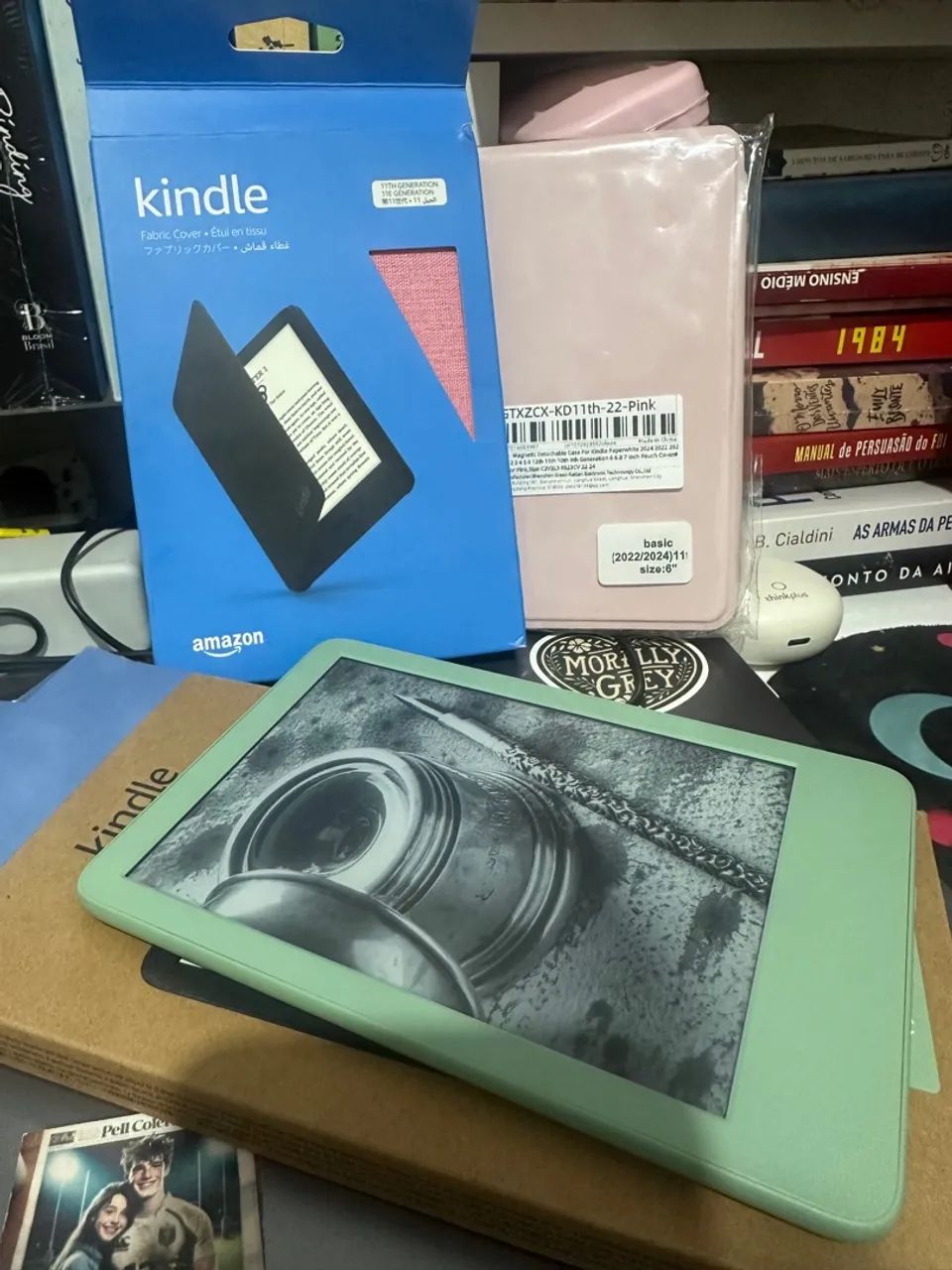 KINDLE GEN 11, 16 GB (2024) verde Matcha ?Bloqueado?