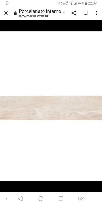 11 caixas Porcelanato interno borda reta Portobello Magnólia Natural 20x120cm - Foto 2