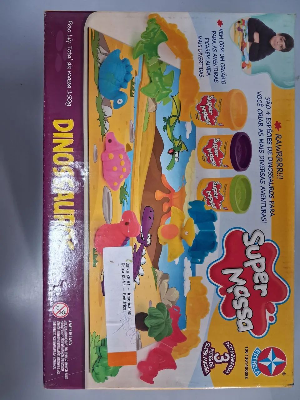 Super Massa Dinossauros - Brinquedo educativo para crianças