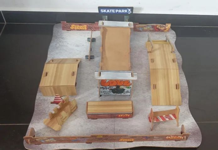 Pista para skate de dedo