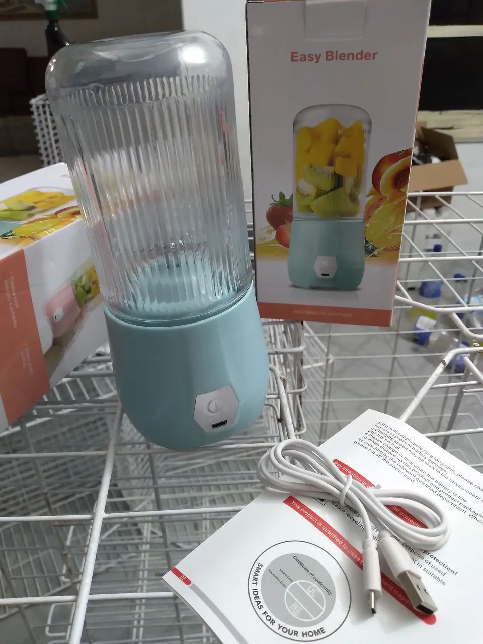 Liquidificador Portátil para Sucos e Smoothies sem fio, Recarregável  - Foto 5