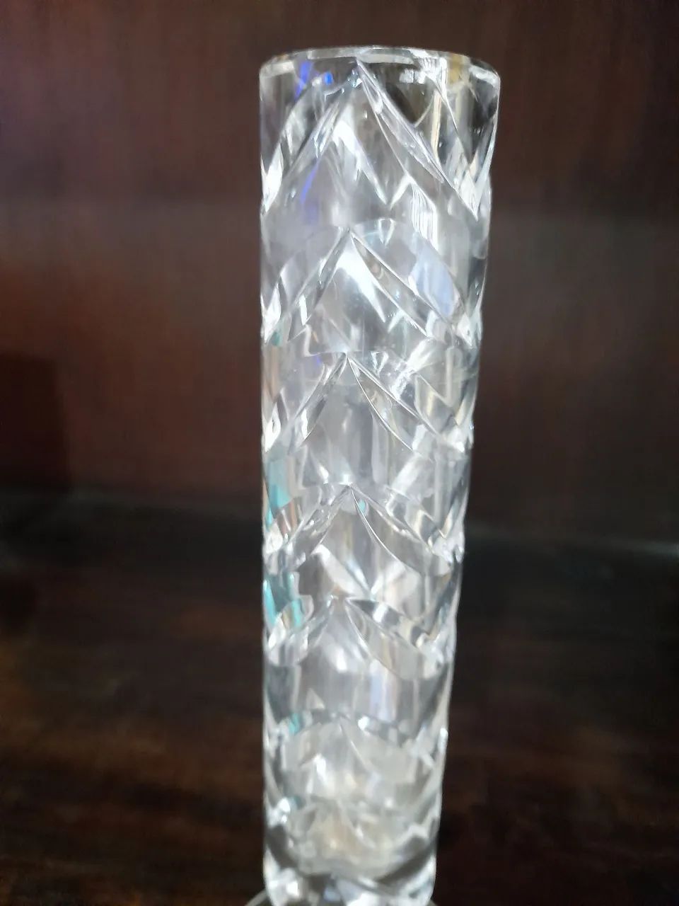 Vaso Decorativo de Cristal Lapidado - Foto 3