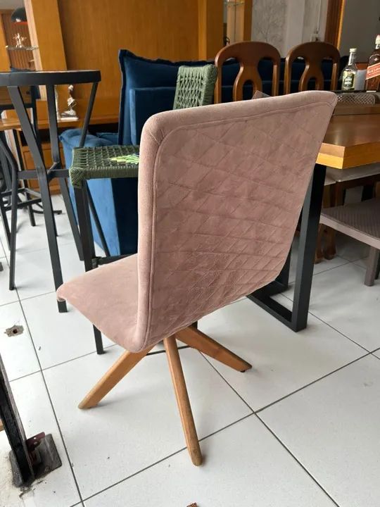 Poltrona Giratória veludo