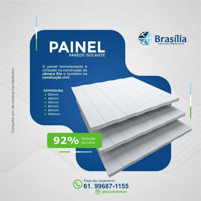 Painel Térmico - Câmara Fria - Isopor - Venda e Instalação - Foto 3
