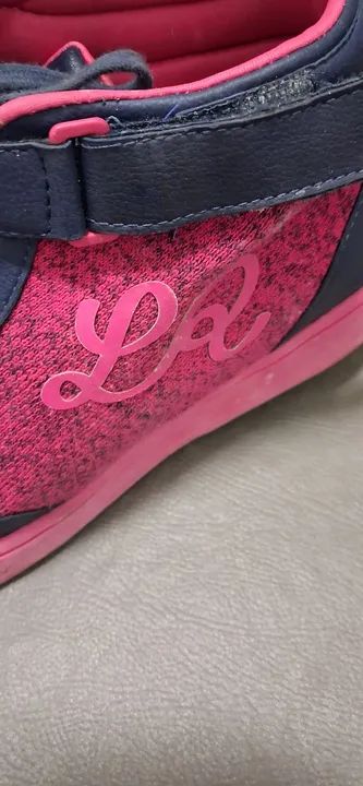 Tênis Infantil Rosa e Azul com rodinhas tam 35 - Foto 2